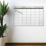 Buffer Manyetik Yapışkanlı Bir Aylık Program Planlayıcı Takvim