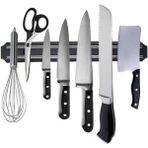 Buffer® Mıknatıslı Paslanmaz Duvar Bıçak Askısı Standı 33 cm Aparat - Çok Renkli