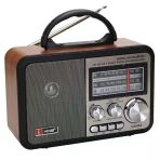 Buffer Orta Boy Retro, Nostaljik, Ahşap Tasarım Bluetooth Hoparlörlü, Şarjlı, Taşınabilir Fm/am Destekli Radyo Ns-8897