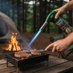 Buffer® Outdoor Kamp, Piknik Ve Tamir İşleri İçin Kamp Gazı Seti - Taşınabilir Pürmüz Alev Tabancası Ve Yüksek Performanslı Gaz Kartuşu