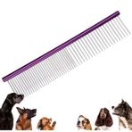 Buffer Parlak Metal Köpek Tarağı Renkli Pet Köpek Pire Tımar Tarağı