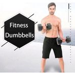 Buffer Plastik Köşeli Dambıl Set - Dumbbell Set 2X1 Kg