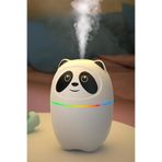 BUFFER® Sevimli Panda Figürlü Hava Nemlendirici – Ultrasonik Soğuk Buhar Makinesi, LED Işıklı Masaüs