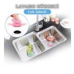 BUFFER® Silikon Malzeme Banyo Mutfak Gider Evye Lavabo İçine Çöp Tıpası Kaydırmaz Süzgeç Modelleri