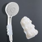 Buffer Su Geçirmeyen Dayanıklı Kancalı Banyo Duş Başlığı Askı Tutucu Silikon Güçlü Vantuz Vakum Aparatı