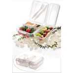 Buffer Takeaway Ergonomik Asorti Çatal Bıçaklı Pratik Yoğurt Saklama Kabı