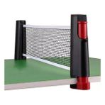 Buffer® Teleskopik Taşınabilir Kaymaz Ping Pong Masa Tenisi Filesi Aparatı - Belirtilmemiş - Çok Renkli