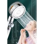 Buffer ® Turbo Pervaneli Su Tasarruflu 360 Derece Dönebilen Ayarlanabilir Tazyikli Duş Başlığı