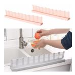 Buffer Vantuzlu Kauçuk Sıvı Su Sızdırmaz İzalasyon Mutfak Banyo Duş Bariyeri Lavabo Kenar Tutucu Set