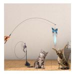 BUFFER® Vantuzlu Tüylü Zilli Olta Kedi Oyuncağı