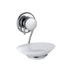 BUFFER® Yapışkanlı Pratik Sabunluk Paslanmaz Metal Duvara Monte Duş Rafı Banyo Aksesuarı