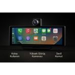 Bufs 10.26” Akıllı Araç Multimedya Ekranı – 4k, Kablosuz Kamera, Carplay, Android Auto, Bluetooth, Fm Yayın - SİYAH