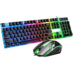 Bugatek Bgrgkms Gaming Aydınlatmalı Klavye + Mouse Q Set - Siyah