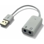Bugatek Bgusk USB Ses Kartı 7.1 - Beyaz