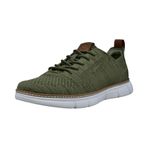 bugatti man Erkek Low-Top spor ayakkabı, erkek spor ayakkabısı, değiştirilebilir tabanlık, yeşil (Light Green), 46 EU