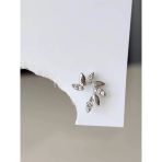 Buğday Başak Arpa Model Kıkırdak Piercing Tragus Helix Gümüş Renk Küpe