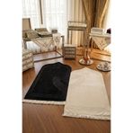 BUGİ HOME COLLECTİON Kalpli Eşli Çift / Gelin Damat Bohçası Çeyizlik Seccade 2li Seccade Kadife