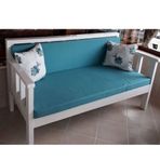 Buğlem Ahşap Minderli 180 cm x 70 cm Sedir Bahçe Teras Koltuk