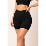 buğlem collection Kadın Yüksek Bel Kaşkorse Biker Tayt Şort %95 Pamuk %5 Likra Geniş Beden Aralığı (XS-4XL)