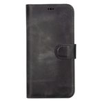 Buğrahayalin iphone 16 pro Kılıf Manyetik Çıkarılabilir Deri Cüzdan Kılıf iPhone 16 Pro ile Uyumlu, MagSafe Destekli, RFID Korumalı, 4 Kart Bölmeli, Stand Özellikli (Sandy Gray)