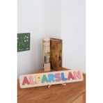 Bugula Ahşap Oyuncak Montessori Puzzle 9 ve Üzeri Harf Gökkuşağı Yenidoğan Baby Shower Hediyesi Oyuncak - 9 Harf ve Üzeri - Kırmızı