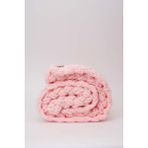 Bugula Bebek Battaniyesi Alize 100x100cm Yavruağzı Kız Puffy Baby Shower Hediyesi OEKO TEX Sertifika - 100 x 100 cm