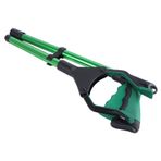 BUGUUYO 1 Adet Mıknatıslı Çöp Klipsi Çöp Kelepçesi Alüminyum Alaşımlı Çöp Klipsi Manyetik Klip Alüminyum Alaşım Kelepçesi Katlanabilir Çöp Klibi Green Plastik