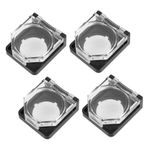 BUGUUYO 4 Adet Anti-Touch Düğme Kapağı düğmeler Kapak koruyucu kanıt düğme anahtarı kapağı marş düğmesi kapağı emniyet düğmesi kapağı start stop butonu kapağı anahtar kapağı plastik