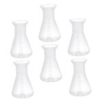 BUGUUYO 6 Adet Plastik Erlenmeyer Şişesi