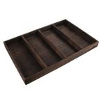 BUGUUYO eski ahşap tabak yüzük kutusu takı organizer Ahşap takı kutusu çekmeceli Vintage takı tepsisi dekorasyon makyaj organizer ahşap vitrin saklama kutusu ev depolama sahibi Paulownia