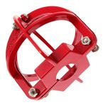 BUGUUYO yangın sprinkler kapakları hortum boru başlığı sulama fıskiyeleri sprey duş hortumu şömine sprinkler kapağı Yangın yağmurlama başlığı iç kapakları kaplar Metal kırmızı