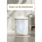 Buğz Akıllı Teknolojik Sensörlü Çöp Kovası Işık Antibakteriyel Koku Geçirmez Mutfak Banyo Wc Ofis 20L Uv