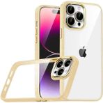 Buğz Apple Iphone 15 Pro Max Razer Lensli Silikon - Gold
