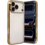 Buğz Apple Iphone 17 Pro Razer Lensli Silikon - Gold