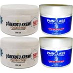 Buğz Çörek Otu Kremi Xl Boy Sızılara Masaj Bakım Kremi 2X200 Ml+Painclass Kuyruk Yağı 2X100 ml Kremi
