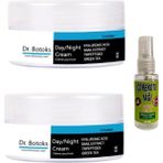 Buğz Dr Bot.oks Yaslanma Karşıtı Yüz Bakım Kremi 50 ml x 2 Adet+Vücut Sızıları Için Çörek Otu 30 ml