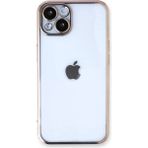 Buğz Iphone 13 Kılıf Razer Lensli Silikon - Gold