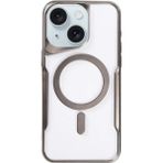 Buğz Iphone 15 Plus Kılıf Boyi Magsafe Silikon Kapak - Titan Gri