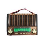 Buğz KTF-1428 Güneş Paneli Şarjlı Nostaljik Bluetooth Hoparlör – Fm/am/sw Radyo, Usb/sd Desteği, Taşınabilir Tasarım