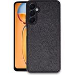 Buğz Newface Samsung Galaxy A25 5g Kılıf Aras Deri Kapak - Siyah