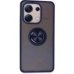 Buğz Newface Xiaomi Redmi Note 13 4g Kılıf Montreal Yüzüklü Silikon Kapak - Lacivert
