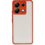 Buğz Newface Xiaomi Redmi Note 13 Pro 5g Kılıf Montreal Silikon Kapak - Kırmızı