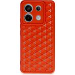 Buğz Newface Xiaomi Redmi Note 13 Pro 5g Kılıf Petek Silikon Kapak - Kırmızı