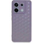 Buğz Newface Xiaomi Redmi Note 13 Pro 5g Kılıf Petek Silikon Kapak - Lila