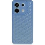 Buğz Newface Xiaomi Redmi Note 13 Pro 5g Kılıf Petek Silikon Kapak - Mavi