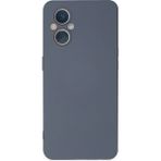 Buğz Oppo Reno 7 Lite Kılıf Nano Içi Kadife Silikon - Gri