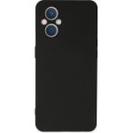 Buğz Oppo Reno 7 Lite Kılıf Nano Içi Kadife Silikon - Siyah