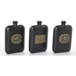 Buğz Paslanmaz Çelik Kabartmalı Tekli 6 Oz Matara ALK2666