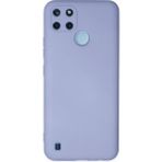 Buğz Realme C25Y Kılıf Nano Içi Kadife Silikon - Lila