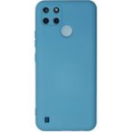 Buğz Realme C25Y Kılıf Nano Içi Kadife Silikon - Mavi
